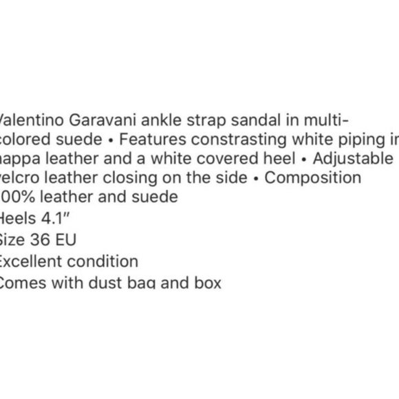 Gorgeous Valentino Sandals On Sale! - Picture 2 of 2